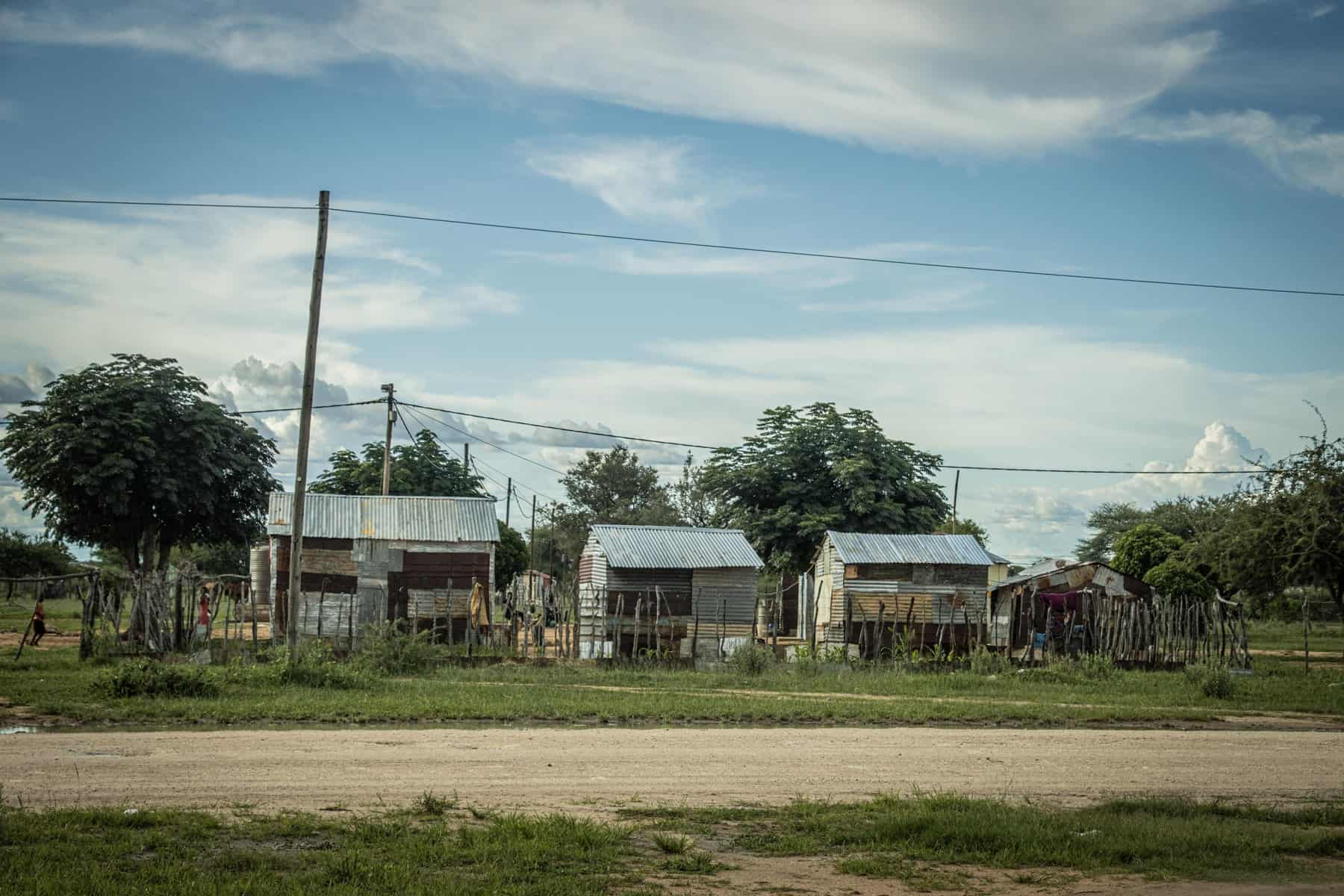 Homes and local infrastructure in Okondjatu